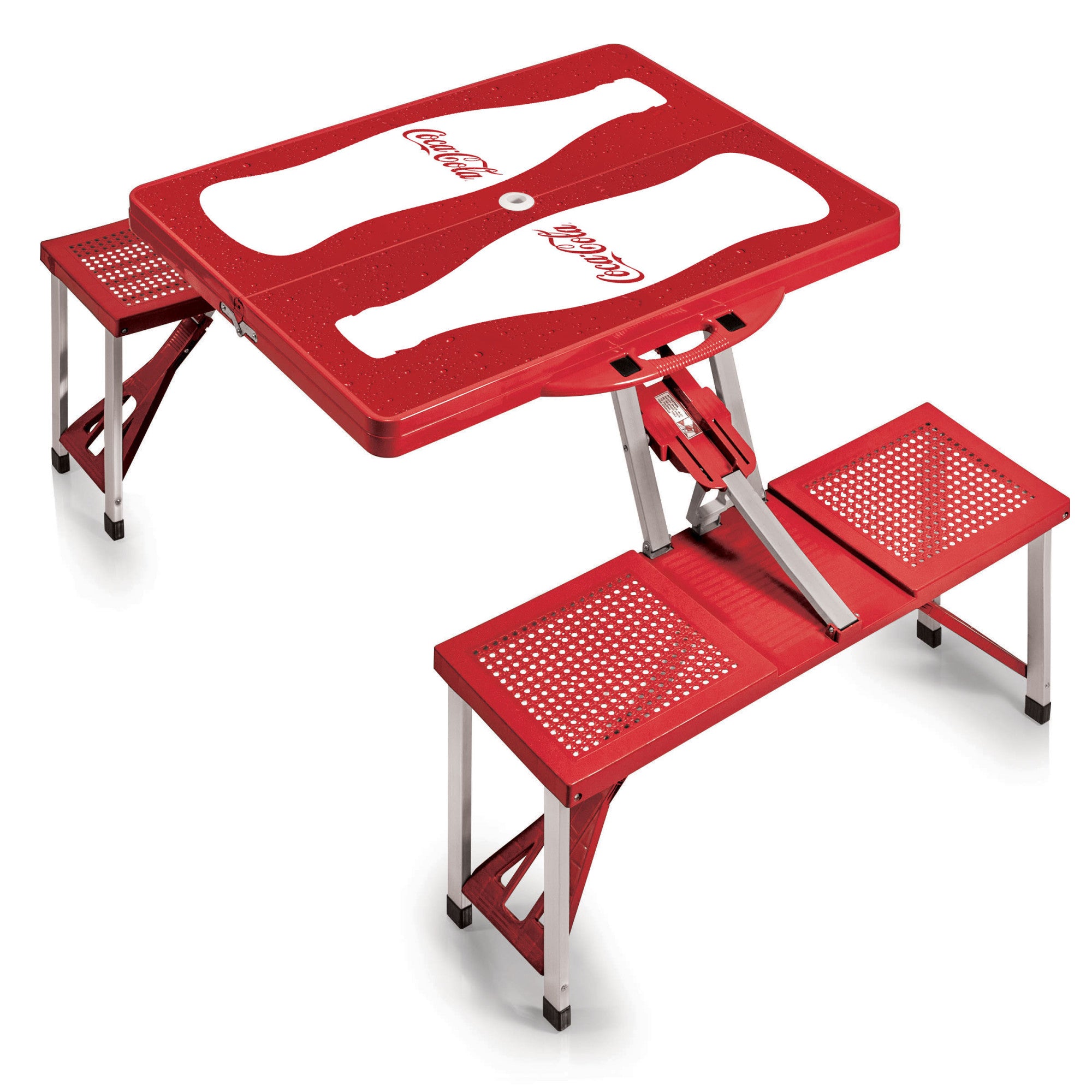 Coca-Cola Bottle - Picnic Table Portable Folding Table with Seats