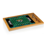 Jacksonville Jaguars Football Field - Icon Glass Top Cutting Board & Knife Set