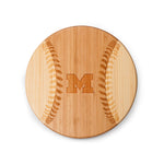Michigan Wolverines - Home Run! Baseball Cutting Board & Serving Tray