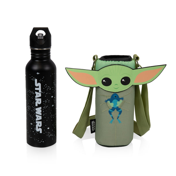 Mandalorian - 24 oz Water Bottle with Insulated Holder Set