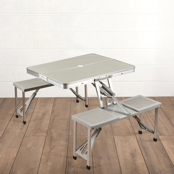Aluminum Portable Picnic Table with Seats – PICNIC TIME FAMILY OF