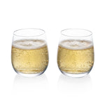Set of 2 Stemless Wine Glasses-Picnic Time Family of Brands