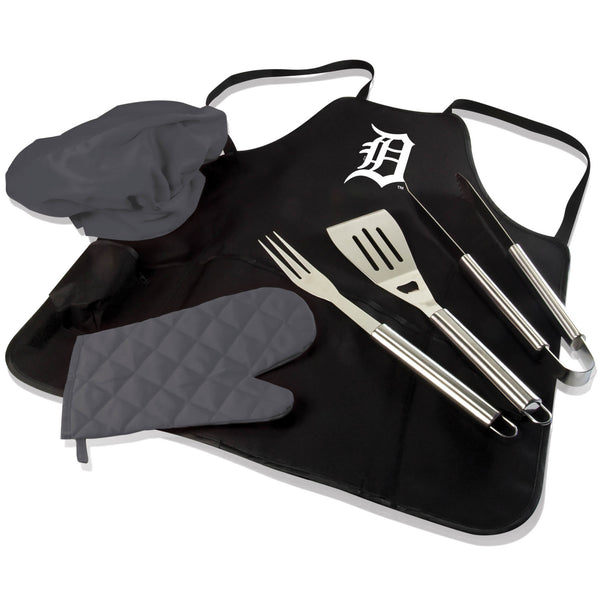 Detroit Tigers - BBQ Apron Tote Pro Grill Set