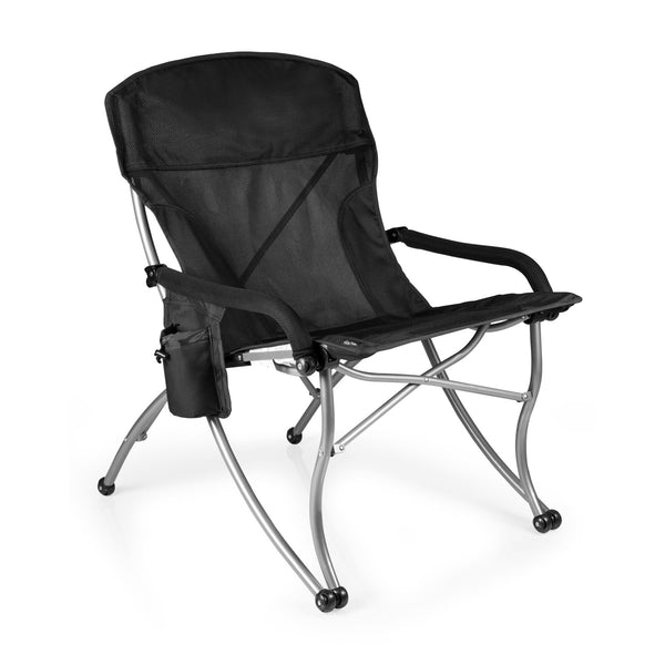 Rams Parents Camping Chairs - Set Of 2 Black Folding Chairs With Carry Bags
