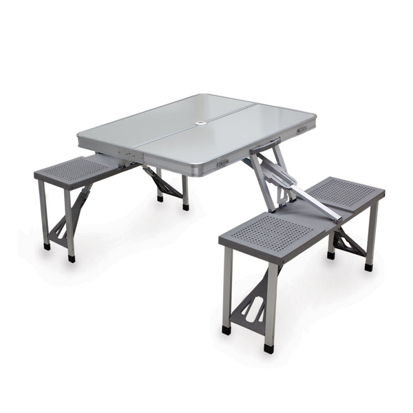 Aluminum Portable Picnic Table with Seats – PICNIC TIME FAMILY OF