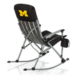 Michigan Wolverines - Outdoor Rocking Camp Chair