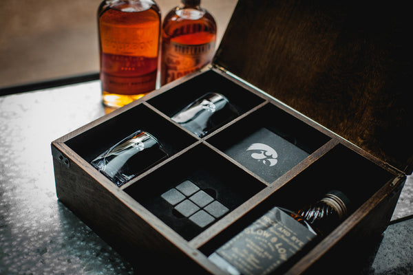 whisky oak series 限定 リビングボード、ドロワーボックスセット Iowa Hawkeyes - Whiskey Box Gift Set – PICNIC TIME FAMILY OF BRANDS