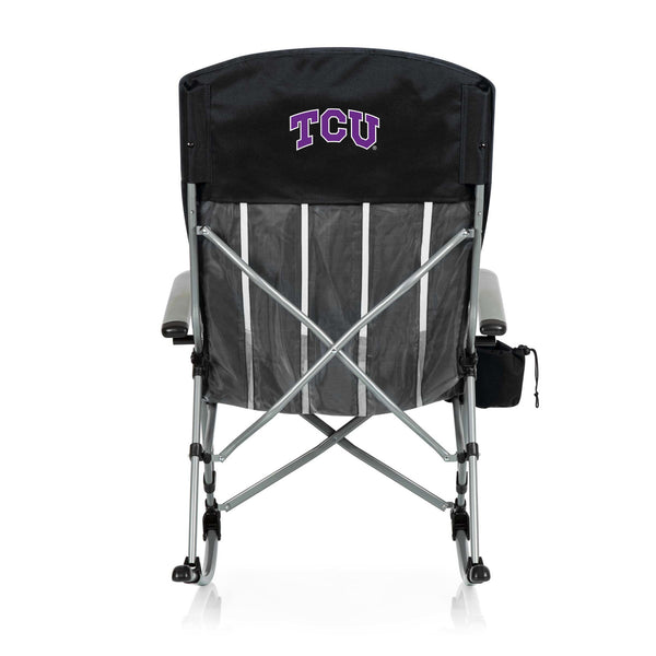 TCU Horned Frogs - Outdoor Rocking Camp Chair