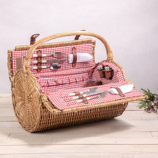 Barrel Picnic Basket PICNIC TIME FAMILY OF BRANDS