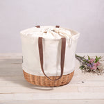 Friends Central Perk - Coronado Canvas and Willow Basket Tote