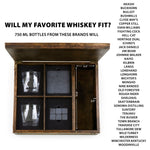 Northwestern Wildcats - Whiskey Box Gift Set