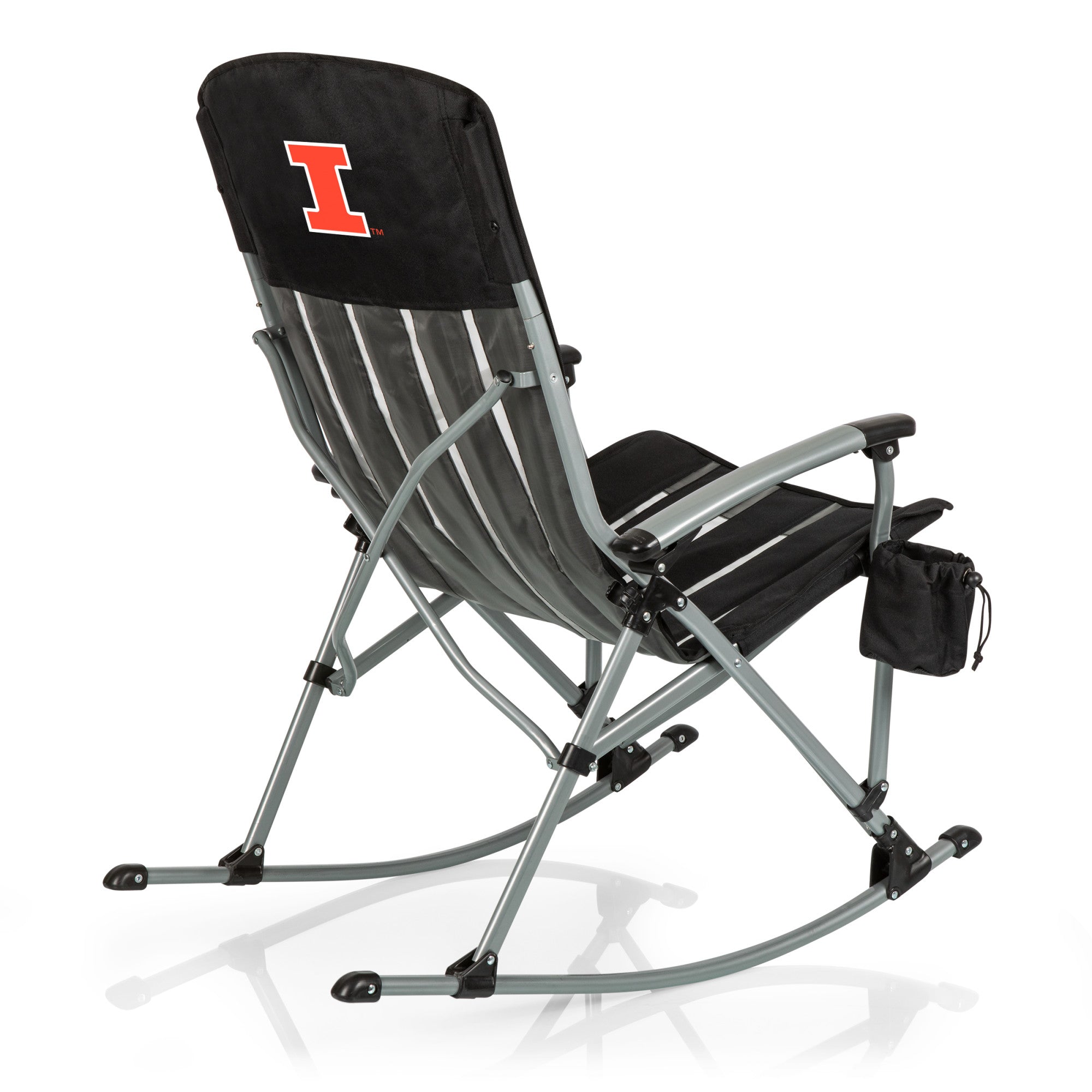 Illinois Fighting Illini - Outdoor Rocking Camp Chair
