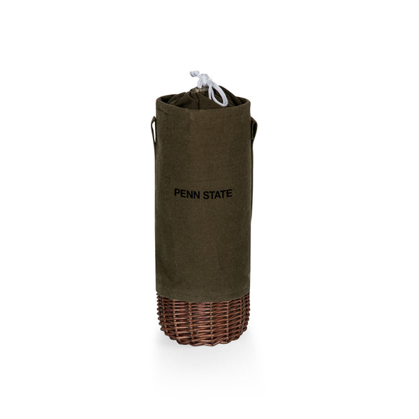 Penn State Nittany Lions - Malbec Insulated Canvas and Willow Wine Bottle Basket