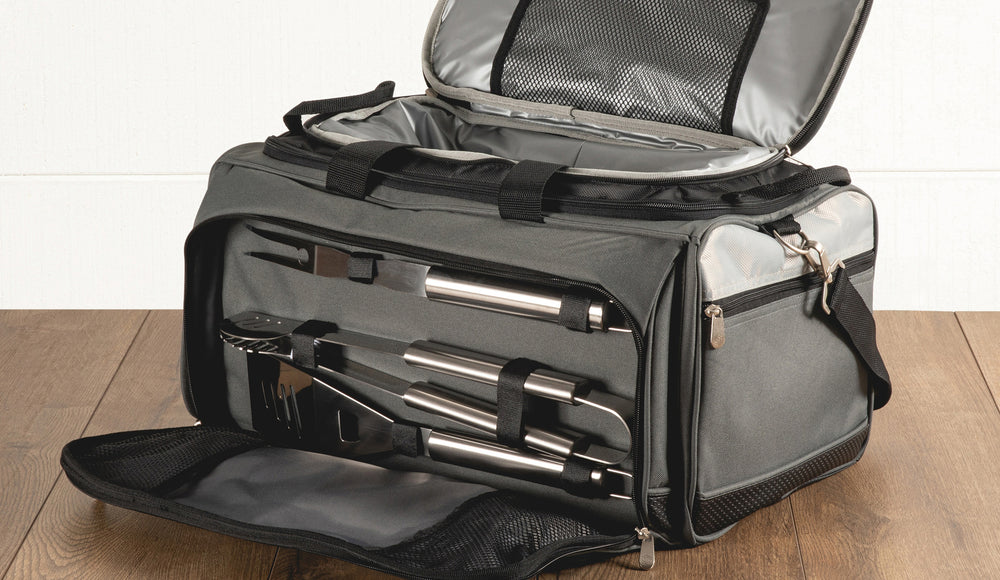 Buccaneer Portable Charcoal Grill & Cooler Tote