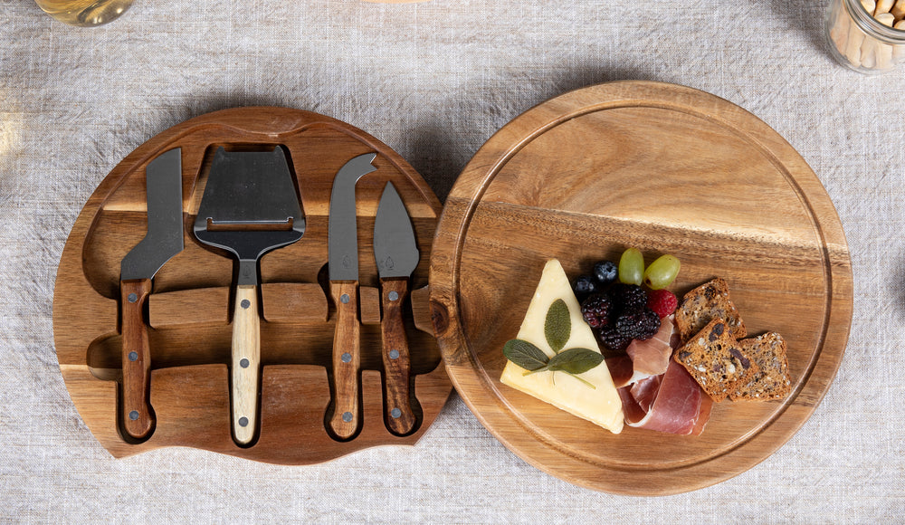 Acacia Circo Cheese Cutting Board & Tools Set