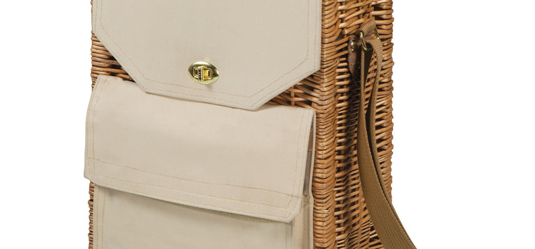 Corsica Wine & Cheese Picnic Basket Tote