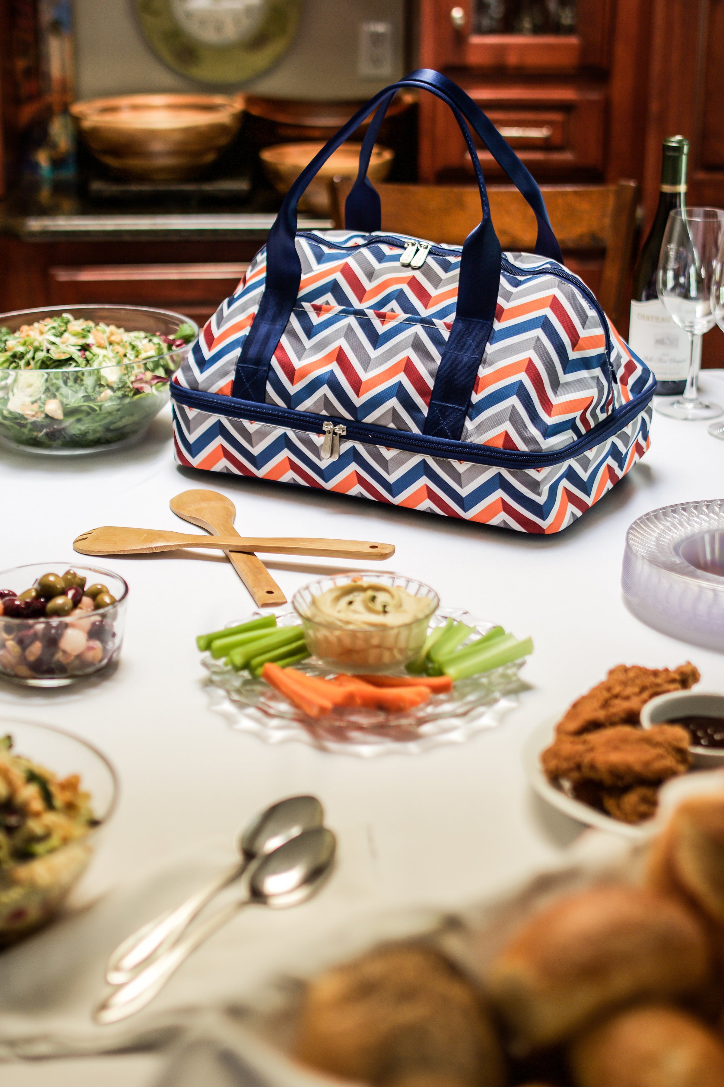 insulated casserole travel tote bag Potluck Casserole Tote