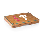 Philadelphia Phillies - Concerto Glass Top Cheese Cutting Board & Tools Set