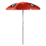 Georgia Bulldogs - 5.5 Ft. Portable Beach Umbrella-Picnic Time Family of Brands