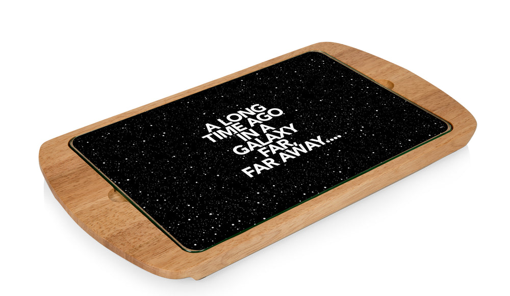 Star Wars Scroll - Billboard Glass Top Serving Tray-Picnic Time Family of Brands