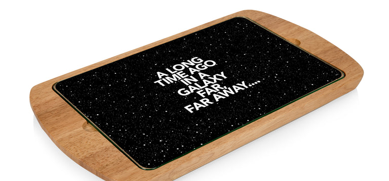Star Wars Scroll - Billboard Glass Top Serving Tray-Picnic Time Family of Brands