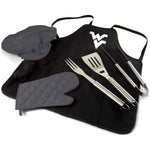 West Virginia Mountaineers - BBQ Apron Tote Pro Grill Set