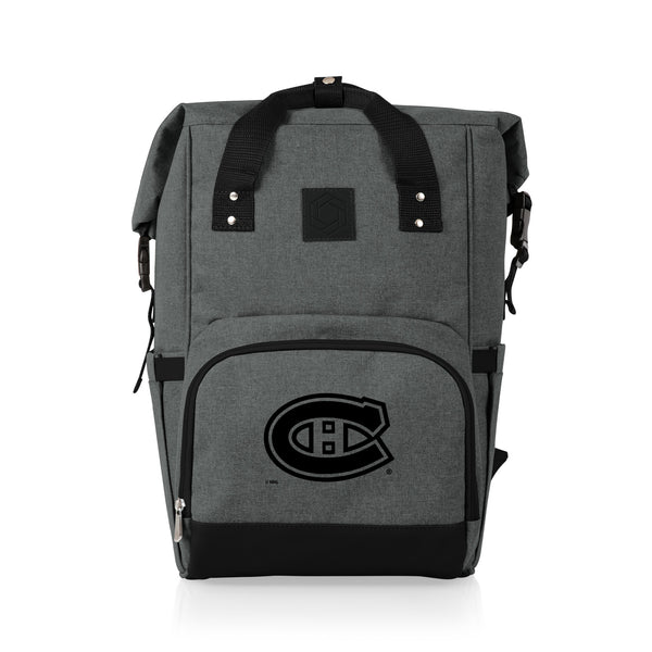 Montreal Canadiens - On The Go Roll-Top Backpack Cooler