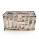 Picnic Basket Set for 2, Taupe Willow with Cream Accents-Picnic Time Family of Brands