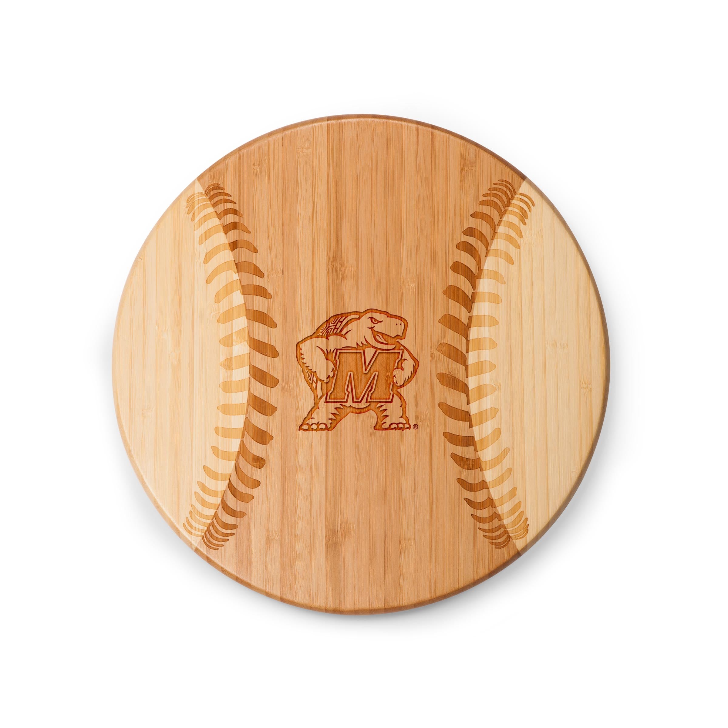 Maryland Terrapins - Home Run! Baseball Cutting Board & Serving Tray-Picnic Time Family of Brands