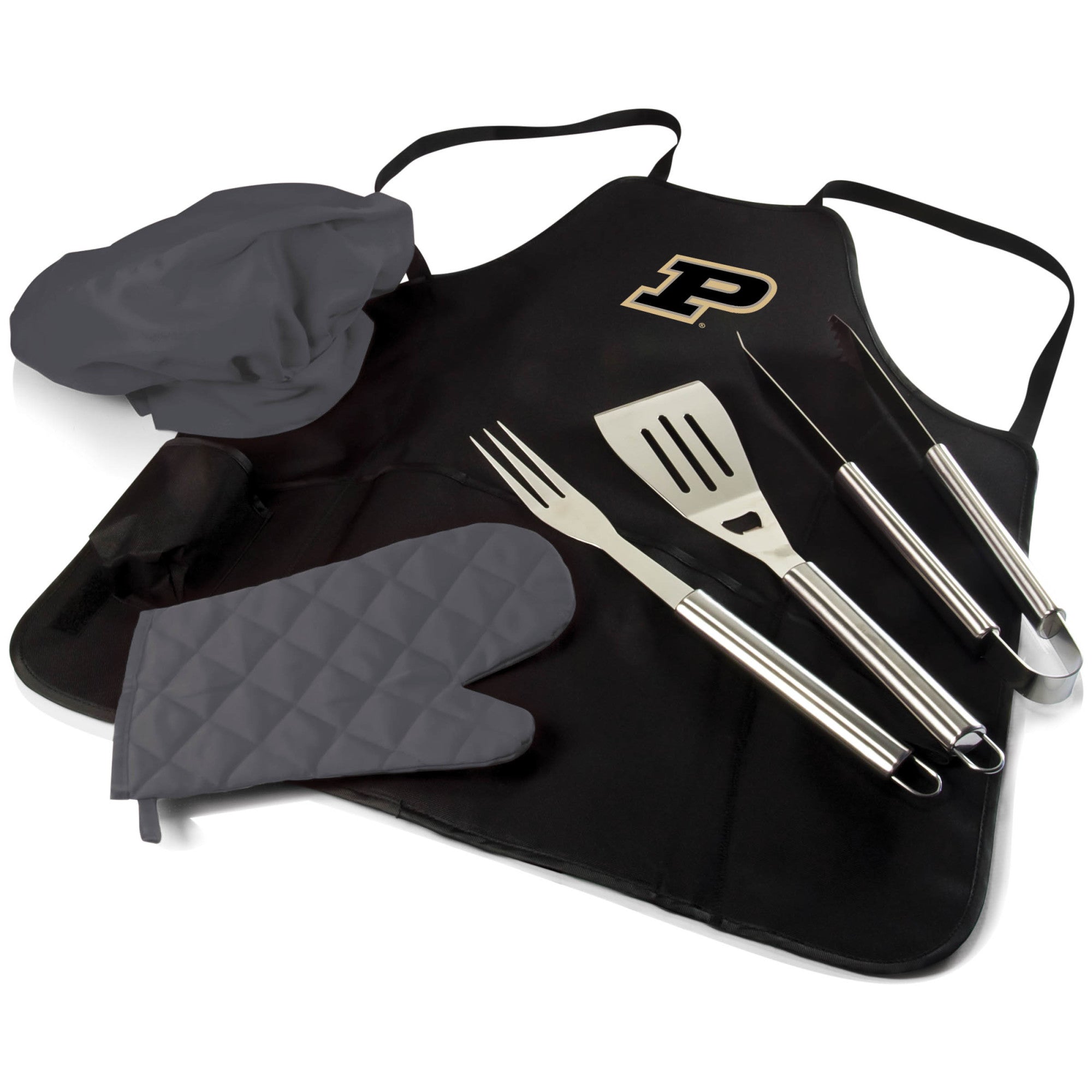 Purdue Boilermakers - BBQ Apron Tote Pro Grill Set