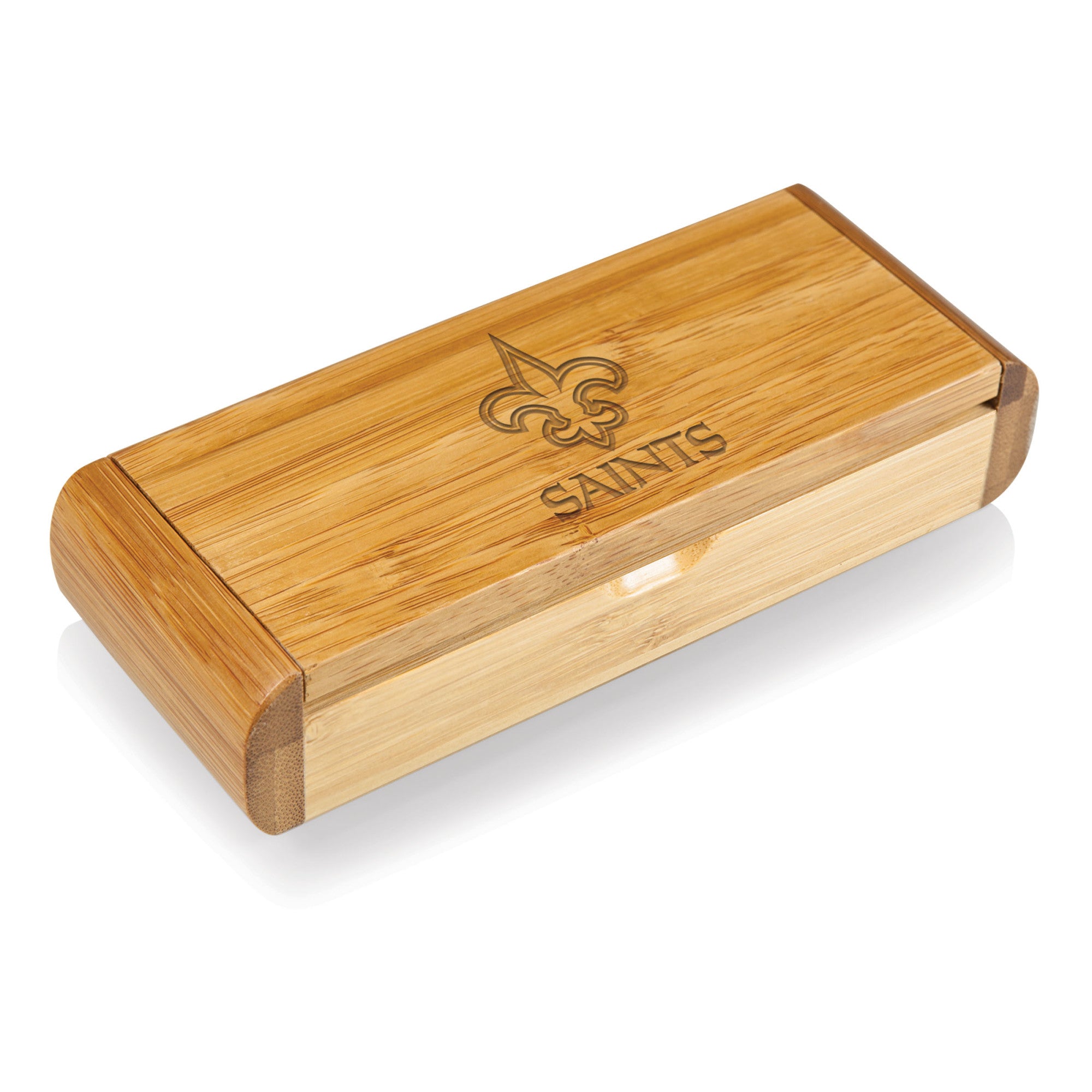 New Orleans Saints - Elan Deluxe Corkscrew In Bamboo Box