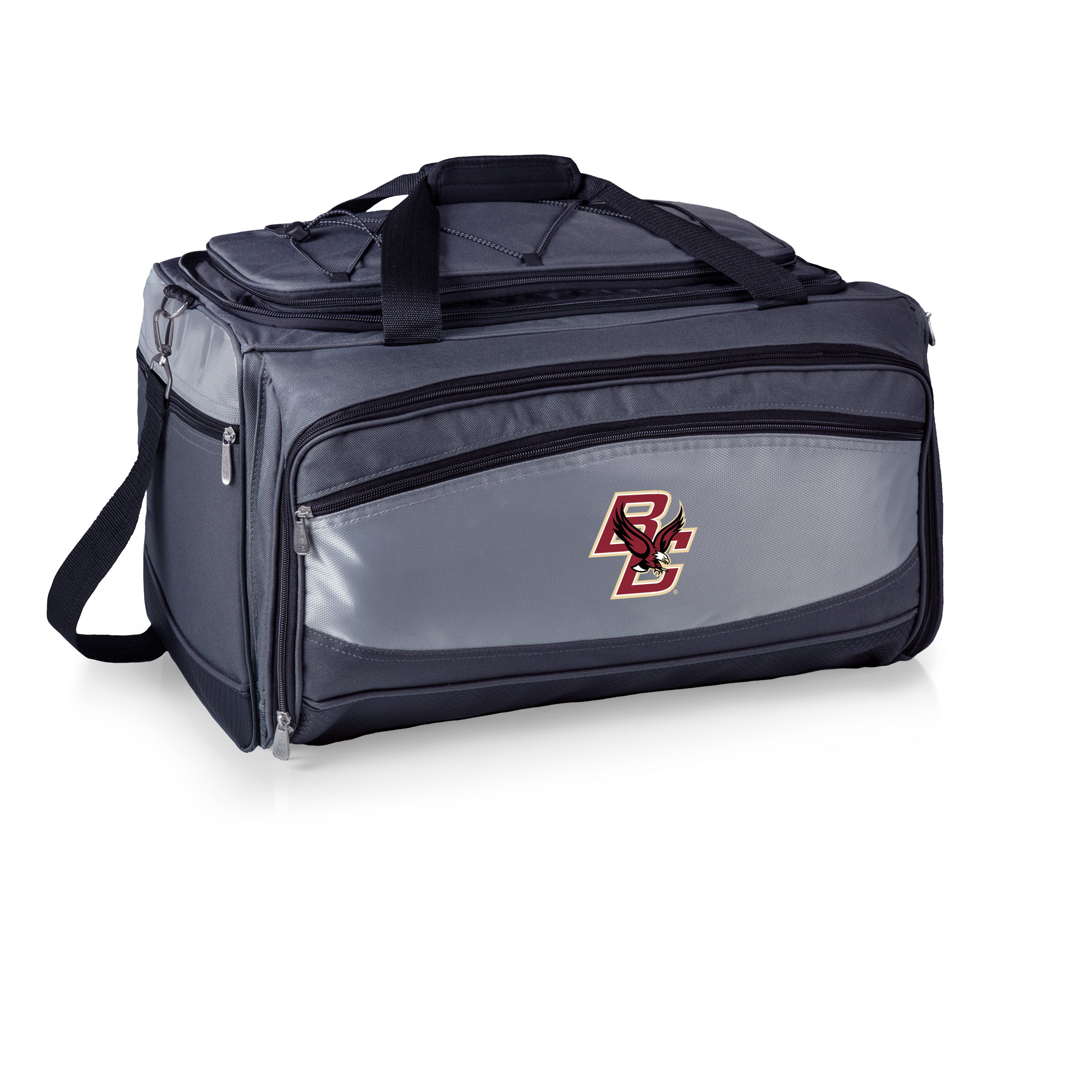 Boston College Eagles - Buccaneer Portable Charcoal Grill & Cooler Tote-Picnic Time Family of Brands