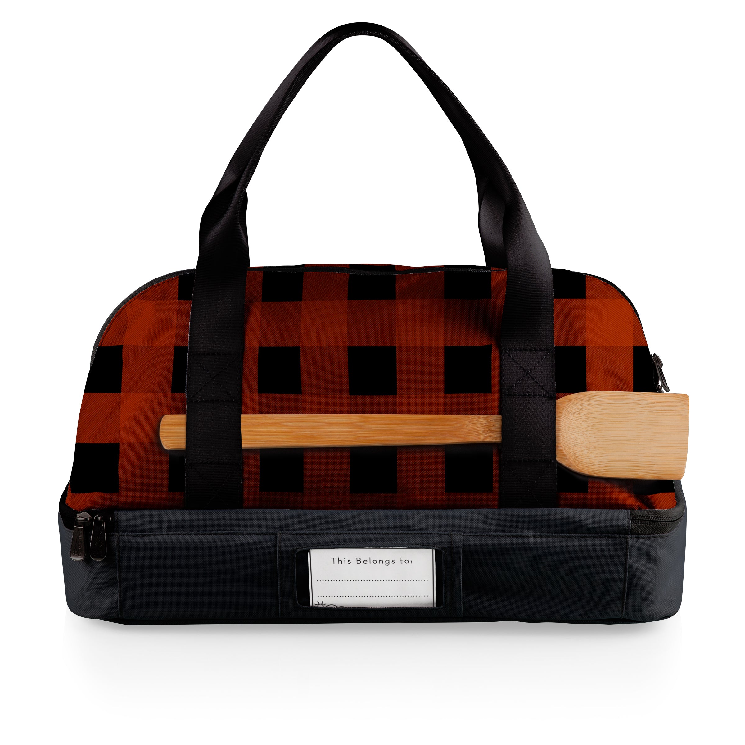 Picnic Time Black Potluck Casserole Tote