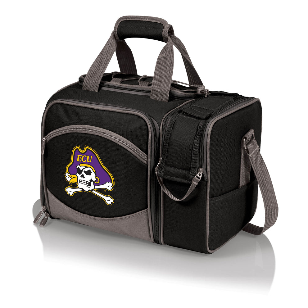 East Carolina Pirates - Malibu Picnic Basket Cooler-Picnic Time Family of Brands