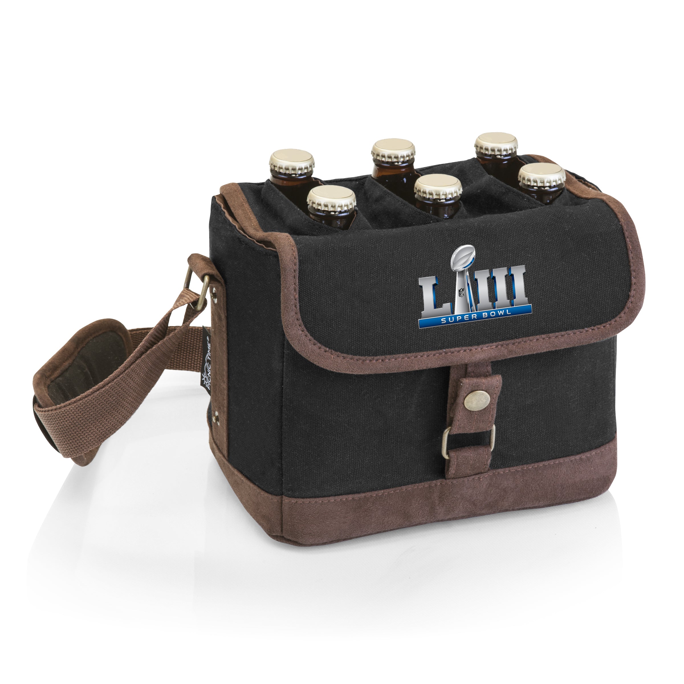 Super Bowl 53 - Beer Caddy Cooler Tote with Opener-Picnic Time Family of Brands