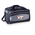 Virginia Tech Hokies - Buccaneer Portable Charcoal Grill & Cooler Tote-Picnic Time Family of Brands