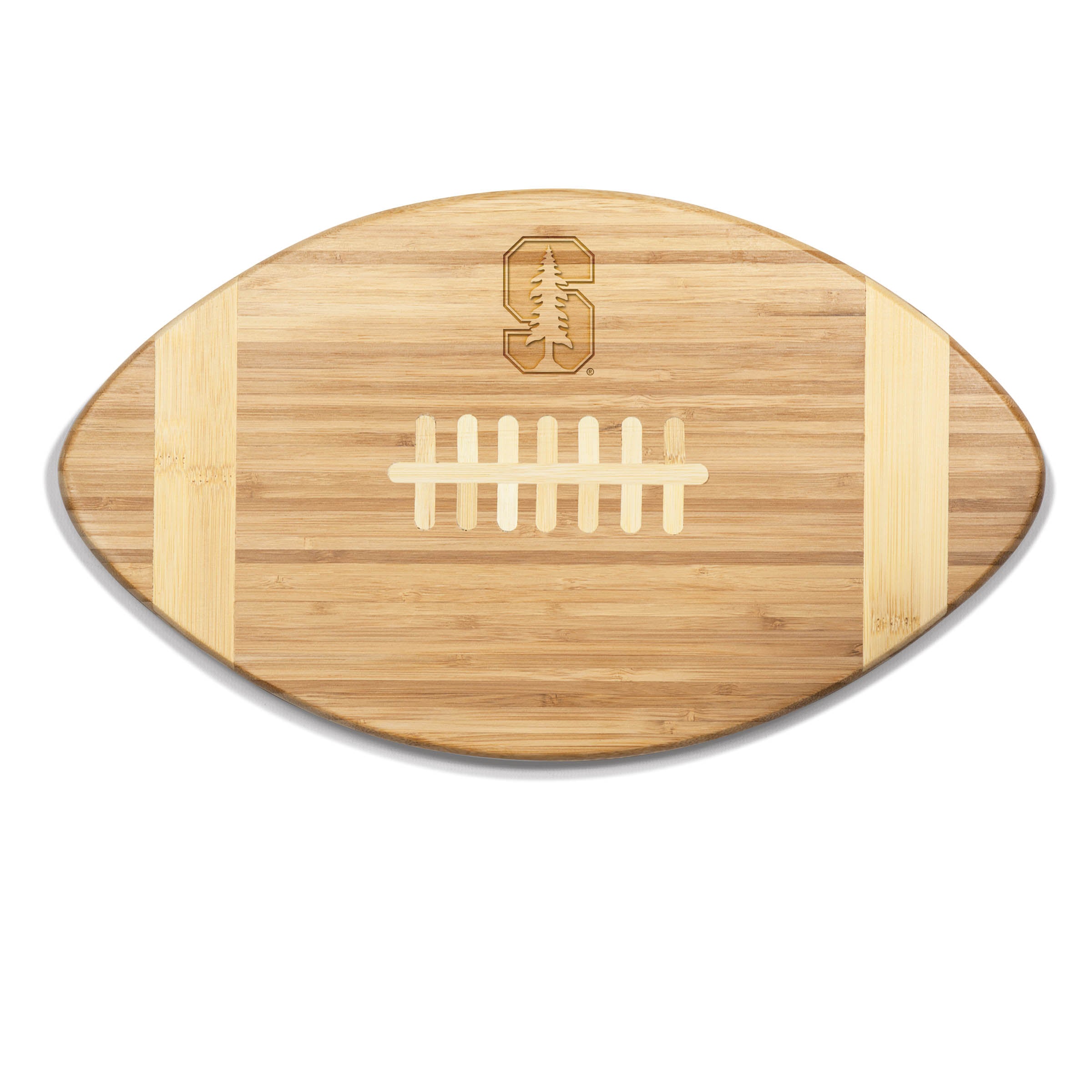 Stanford Cardinal - Touchdown! Football Cutting Board & Serving Tray-Picnic Time Family of Brands