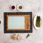 Buffalo Sabres Hockey Rink - Icon Glass Top Cutting Board & Knife Set