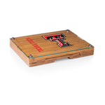 Texas Tech Red Raiders - Concerto Glass Top Cheese Cutting Board & Tools Set
