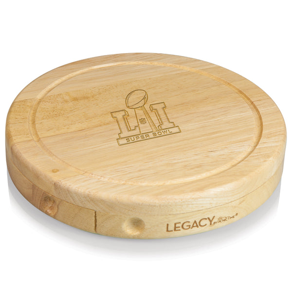 Super Bowl 51 - Brie Cheese Cutting Board & Tools Set-Picnic Time Family of Brands