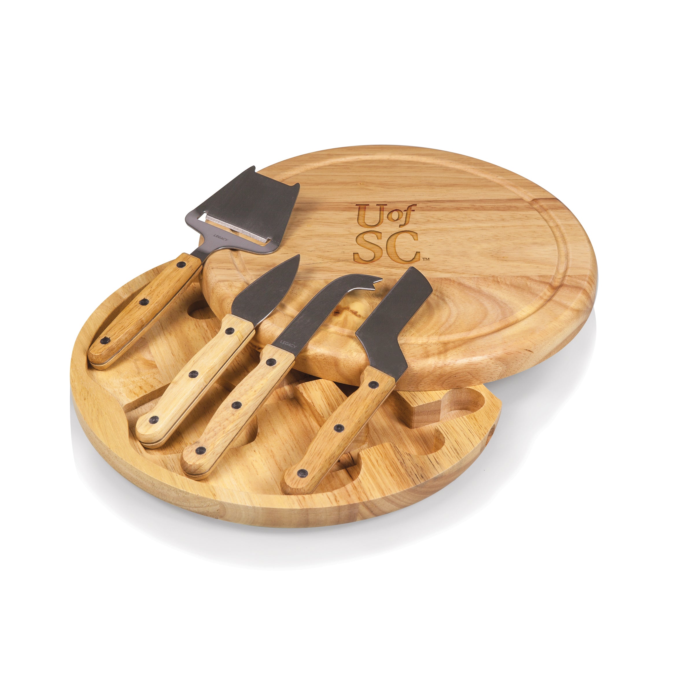 South Carolina Gamecocks - Circo Cheese Cutting Board & Tools Set-Picnic Time Family of Brands