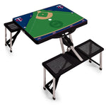 Minnesota Twins Baseball Diamond - Picnic Table Portable Folding Table with Seats