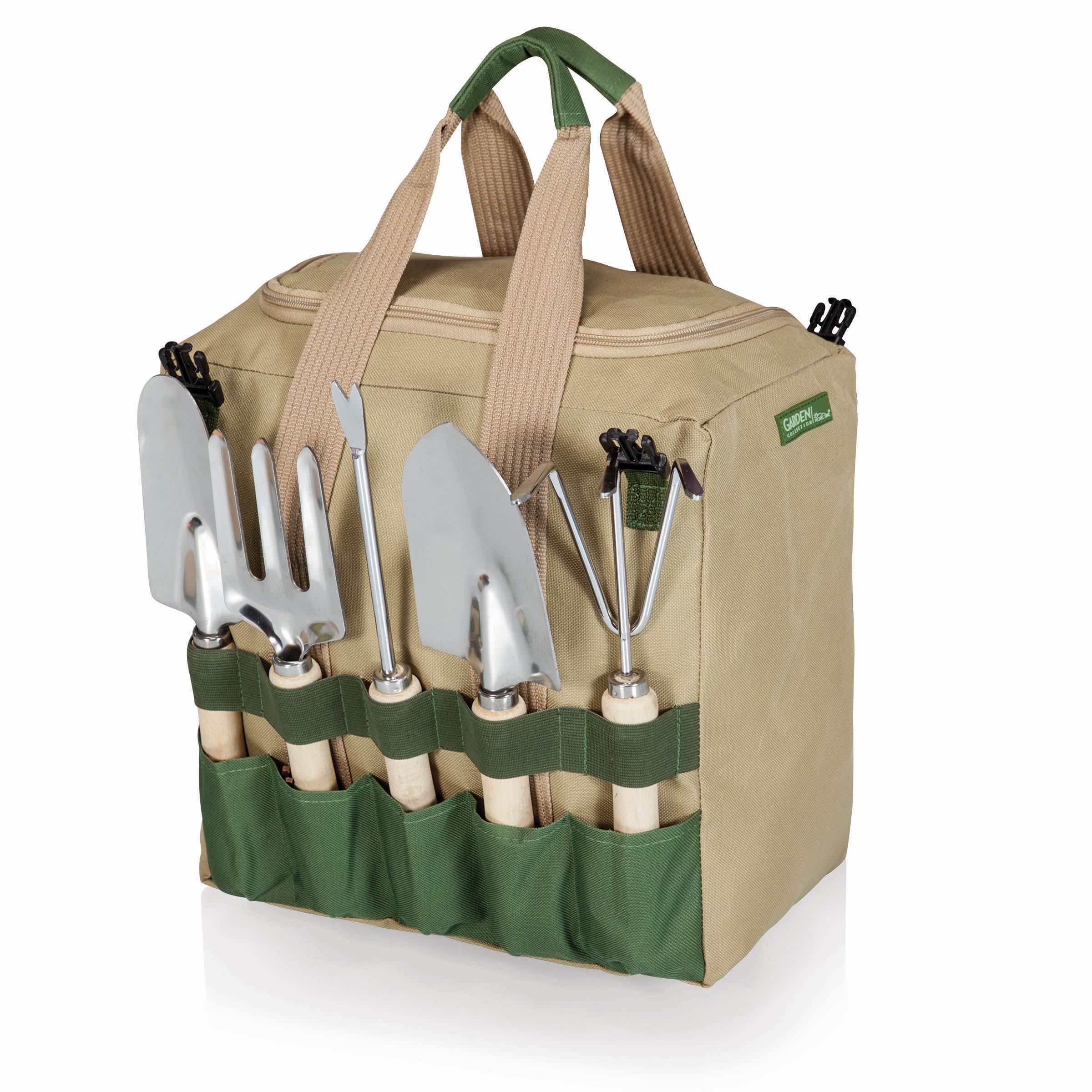garden stool and tool set Picnic Time Gardener Folding Seat with Tools