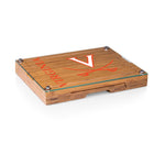 Virginia Cavaliers - Concerto Glass Top Cheese Cutting Board & Tools Set