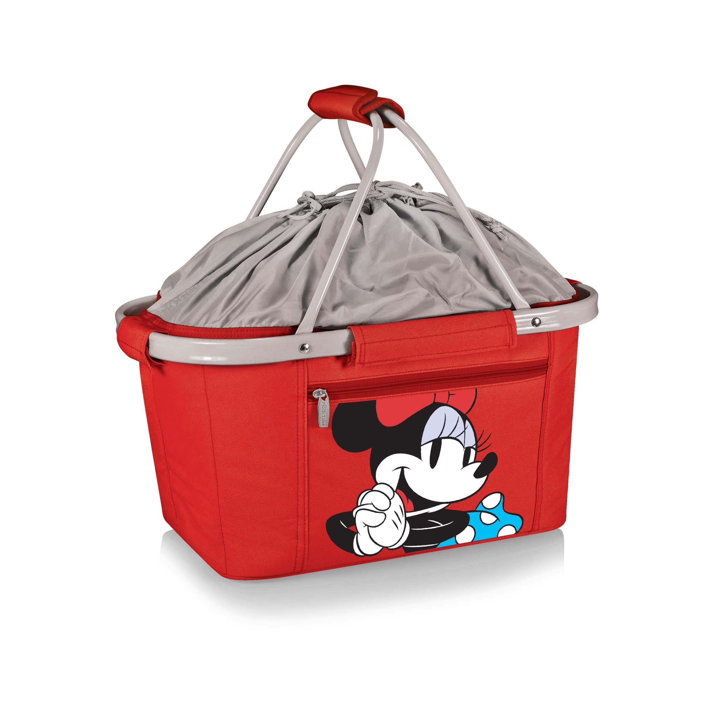 Minnie Mouse - Metro Basket Collapsible Cooler Tote-Picnic Time Family of Brands