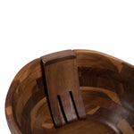 Fabio Viviani - Mescolare Large Salad Bowl with Integrated Serving/Tossing Tools