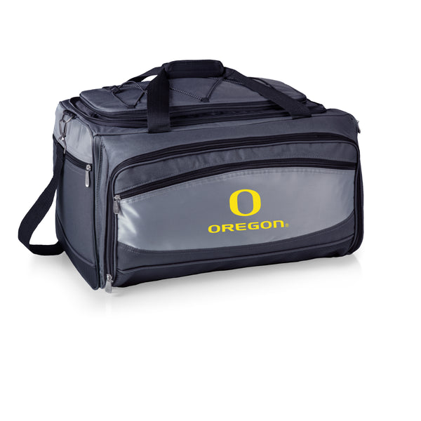Oregon Ducks - Buccaneer Portable Charcoal Grill & Cooler Tote-Picnic Time Family of Brands