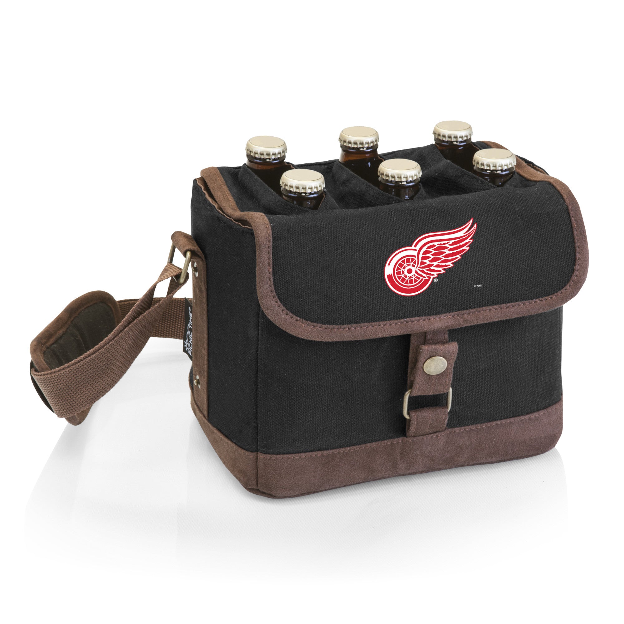 Detroit Red Wings - Beer Caddy Cooler Tote with Opener