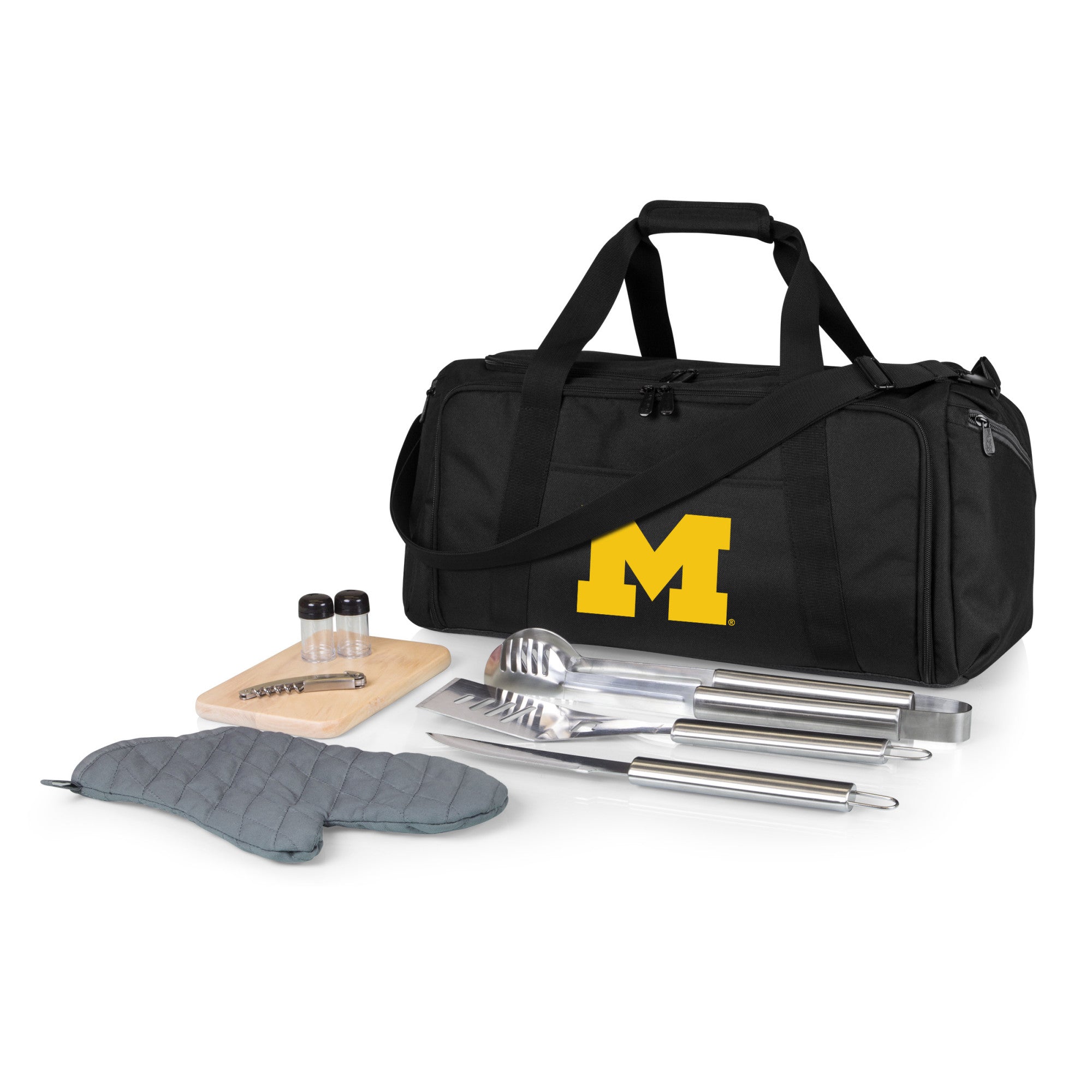 Michigan Wolverines - BBQ Kit Grill Set & Cooler