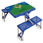 Kansas City Royals Baseball Diamond - Picnic Table Portable Folding Table with Seats